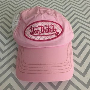 Pink Von Dutch Trucker Hat